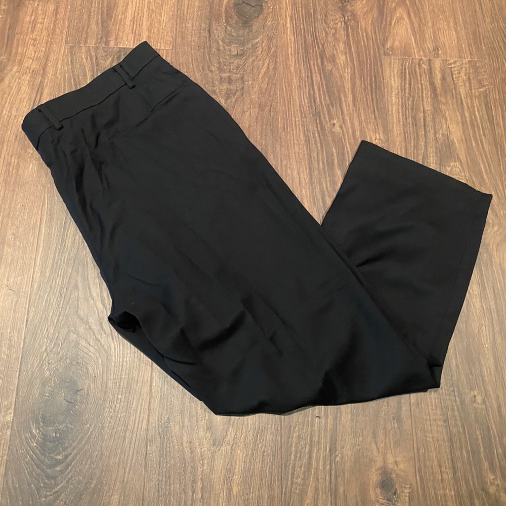 EUC Stafford Mens Black Dress Suit Pants Classic Fit | Size 40x30